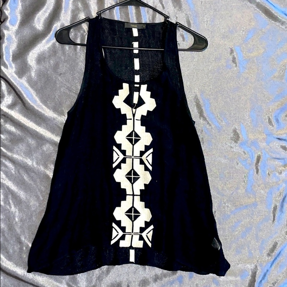Black tribal tank top!